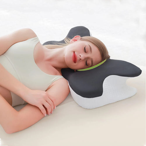 Memory foam neck pillow
